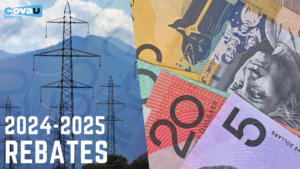 Money and electric lines for 2024-2025 energy rebate